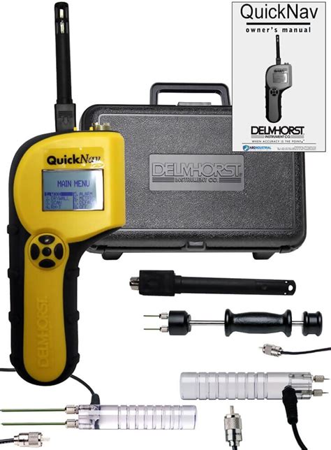 quick nav 3 in 1 moisture meter|Delmhorst QUICKNAV/CP .